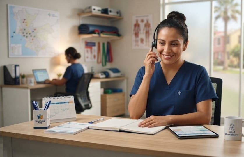 TÉCNICA FISIOTERAPEUTA Y COORDINADORA HOGAR SALUD PERU ​Hogar Salud Perú